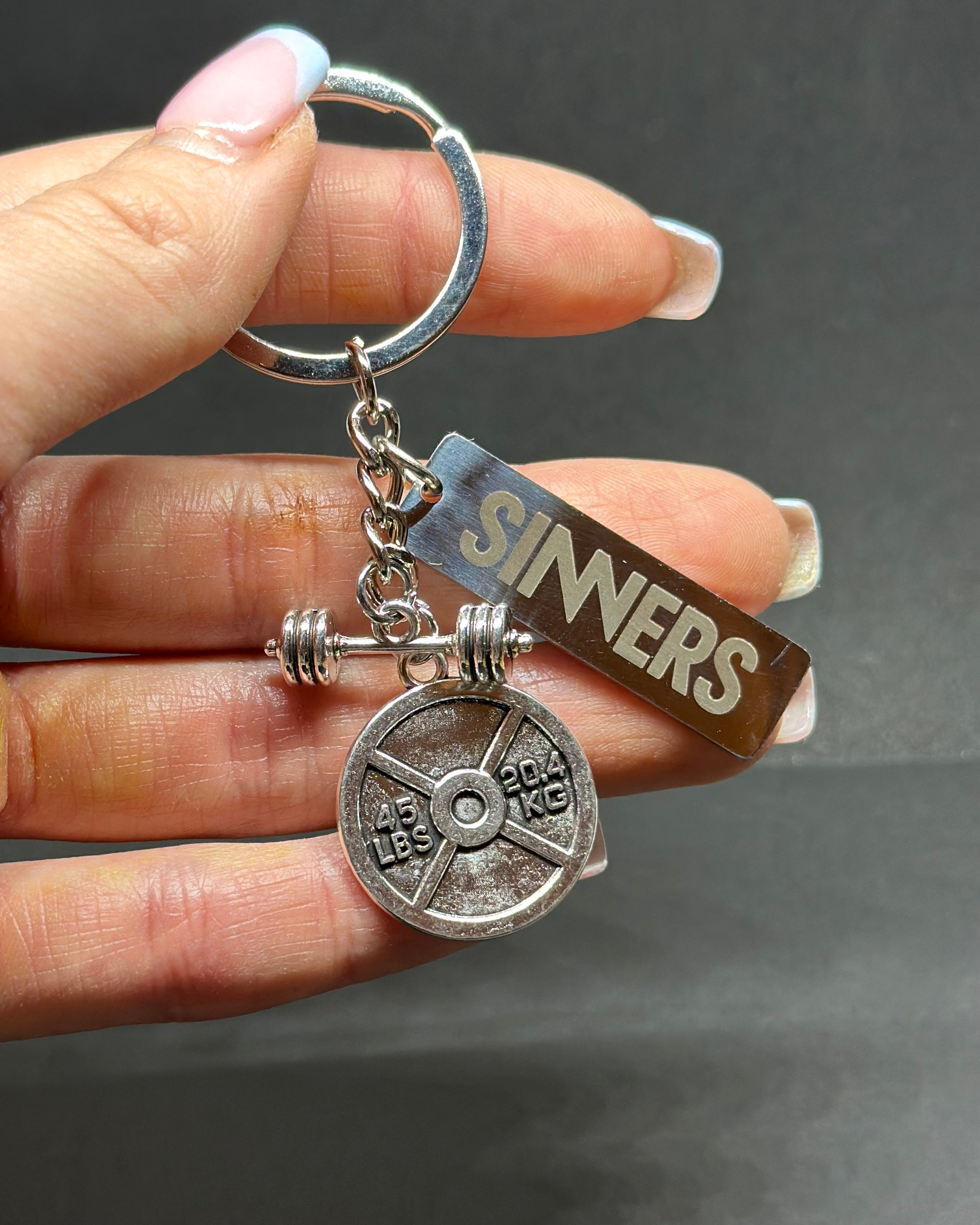 SINNERS kulcstartó - tárcsa