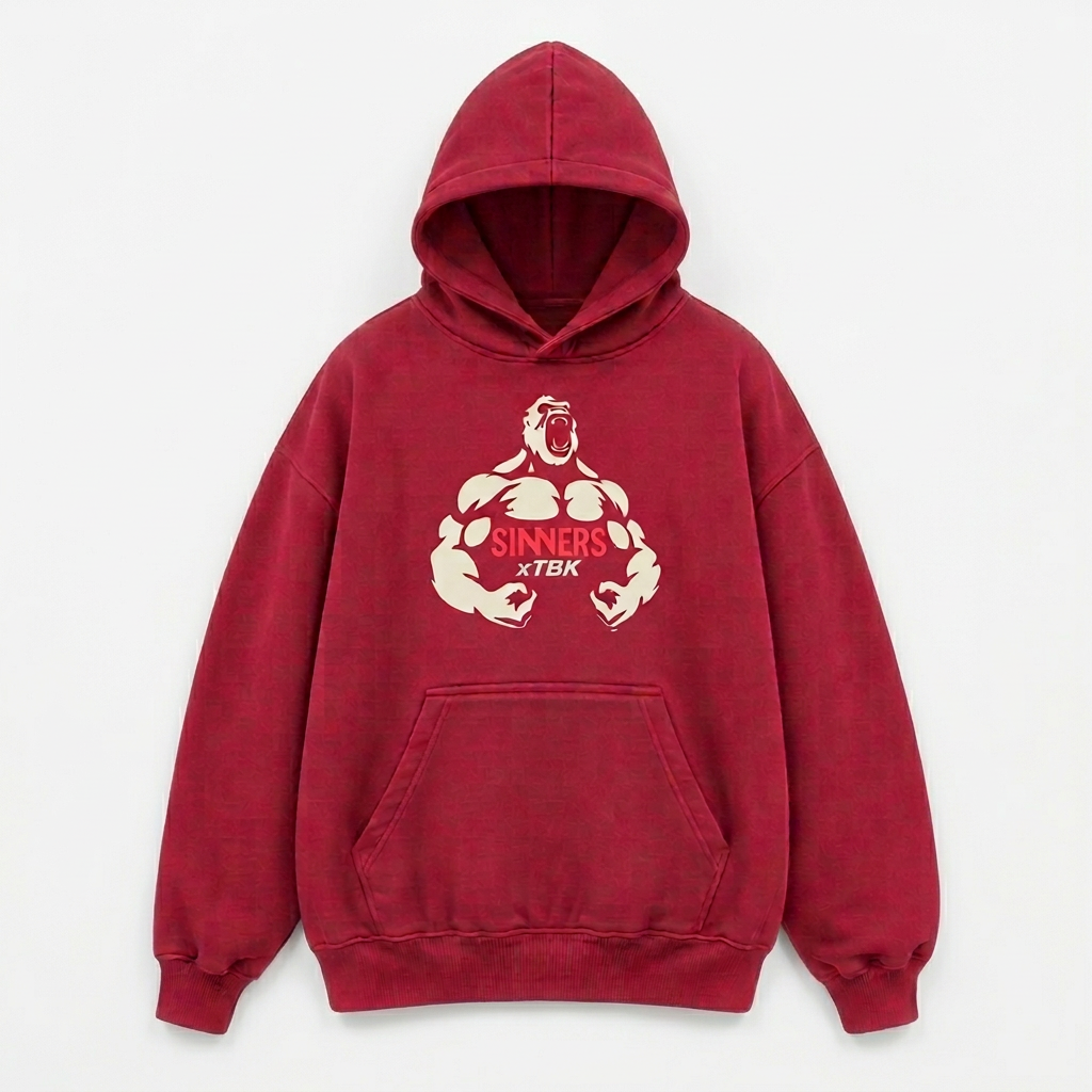 TBK Hoodie red